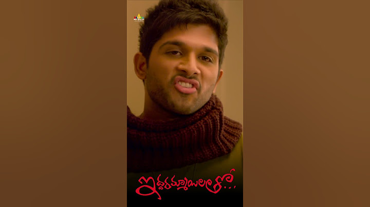 Allu Arjun & Amala Paul Comedy | #Iddarammayilatho | #shorts | #youtubeshorts | #sribalajivideo