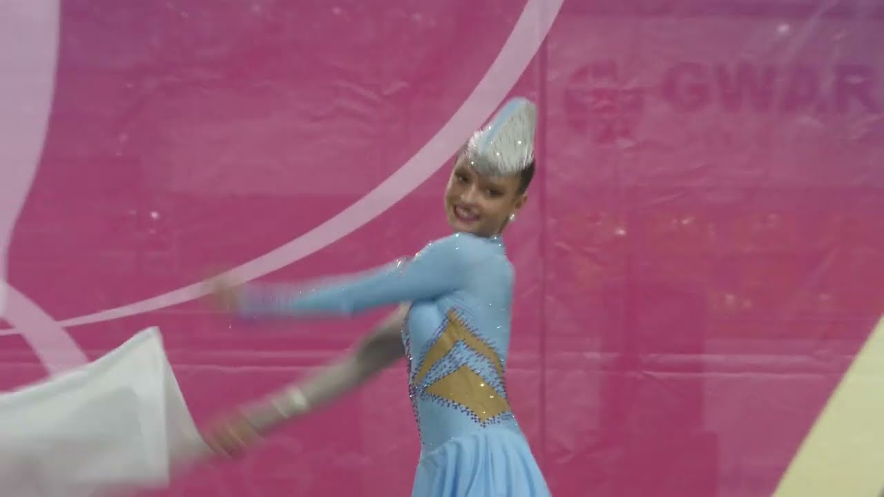 *Miraż Wronki * - SOLO flaga junior-  MP Kędzierzyn Koźle 2025 - Mażoretki