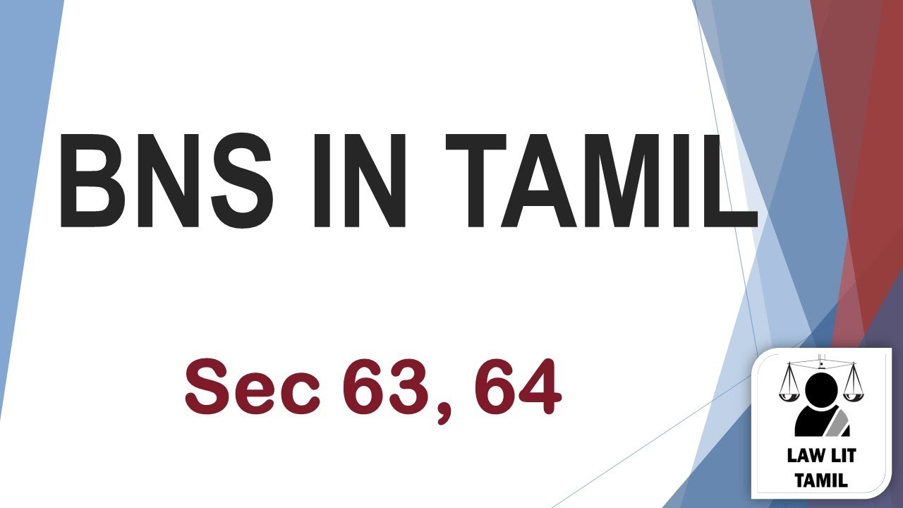 Bharatiya Nyaya Sanhita BNS In Tamil Part 9 LawLitTamil YouTube bharatiya-nyaya-sanhita-bns-in-tamil-part-9-lawlittamil-youtube