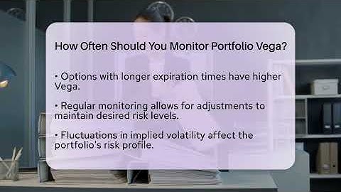 How Often Should You Monitor Portfolio Vega? - Stock and Options Playbook