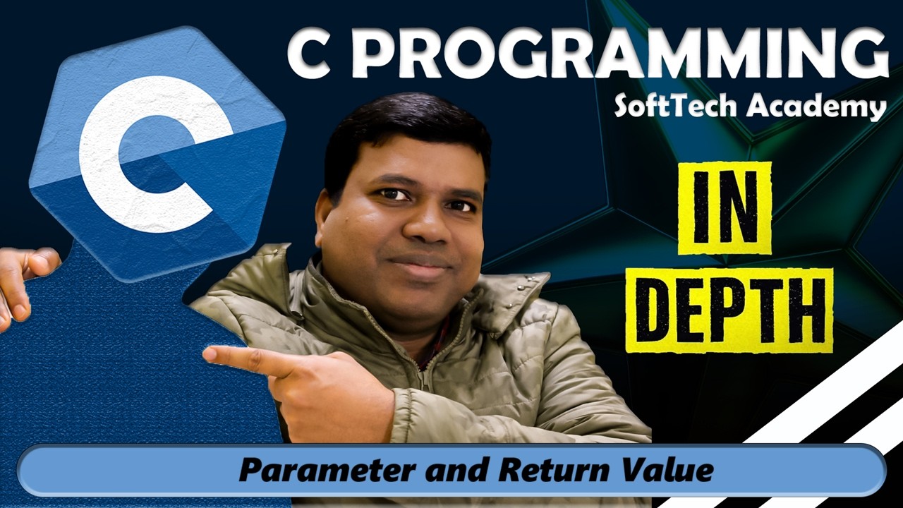 Parameter and Return Value | C Programming for Beginner in Hindi - YouTube