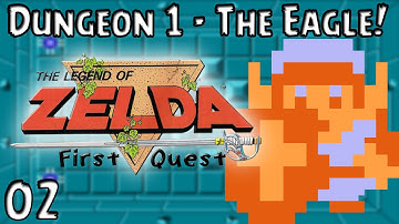 Rainy Plays: Legend of Zelda NES - Part 02 - Dungeon 1 - The Eagle!