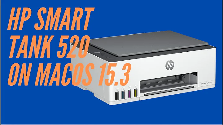 How to use HP Smart Tank 520 USB printer on MacOS 15.3