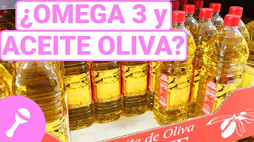 ¿Es lo mismo el omega-3 que el aceite de oliva?