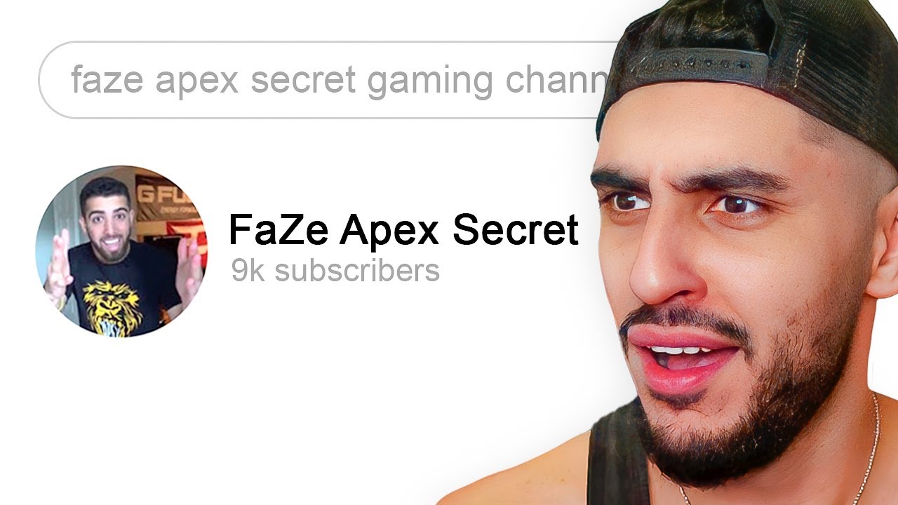FaZe Rain Discovers FaZe Apex's TOP SECRET Channel
