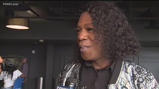 Big Freedia visits back-to-school event in Hartford