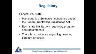 Assessing Validation Data in Cannabis Testing Labs Webinar Recording