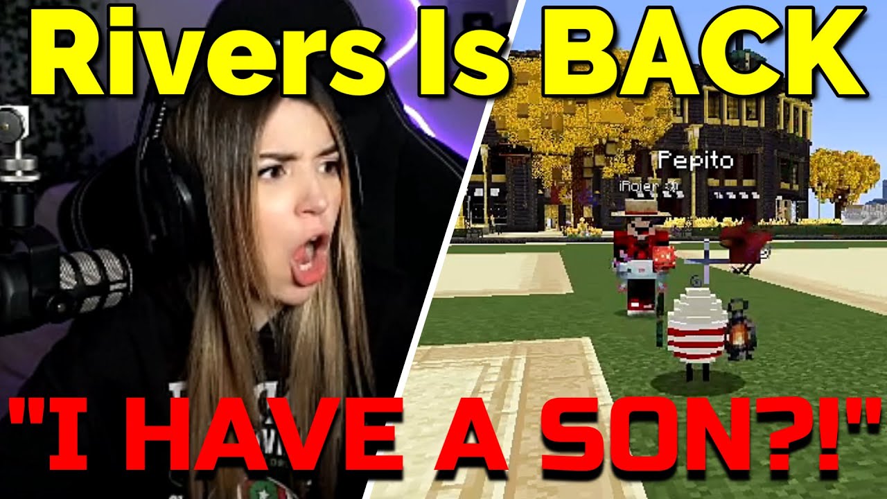 Rivers Meets Pepito for the FIRST TIME with Roier on QSMP Minecraft