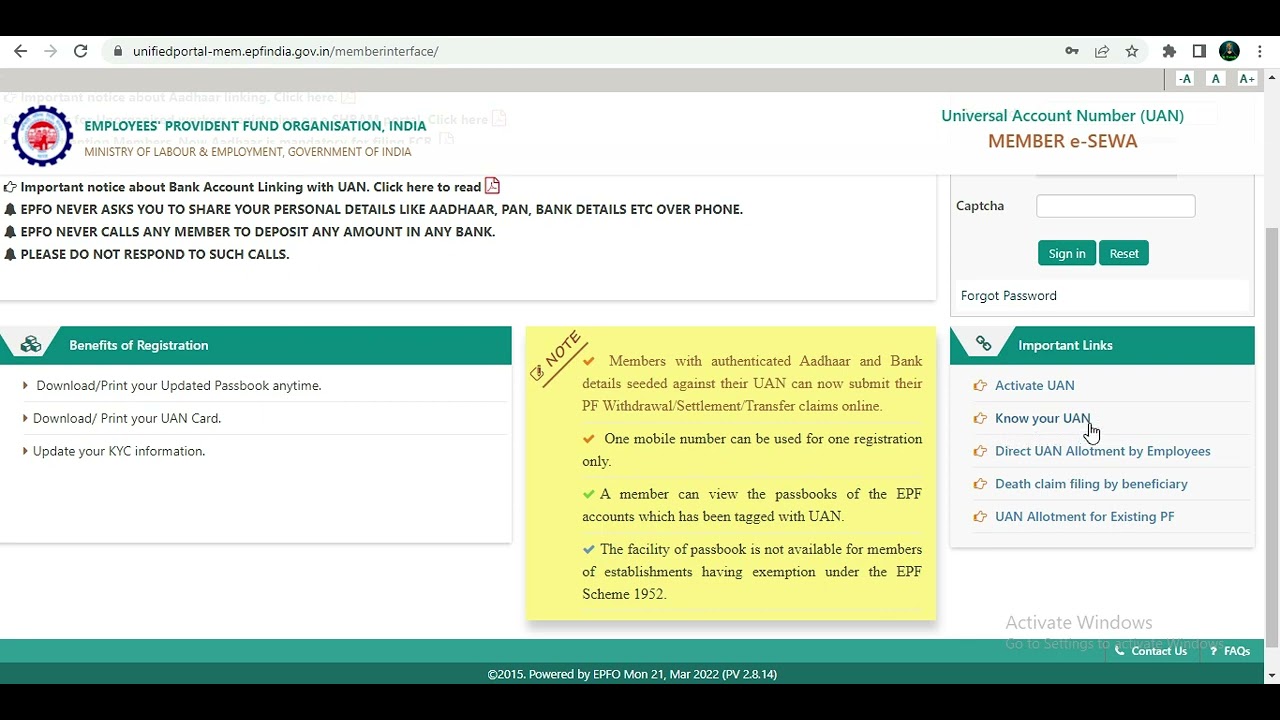 🔴UAN Number Activate 2022 May Month New Process🔴