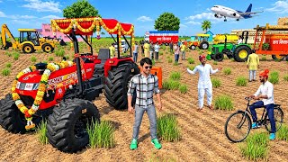 Indian Tractor Driving Game 🚜 | Realistic Tractor Driving Simulator | Village Farming Gameplay 🔥 screenshot 3
