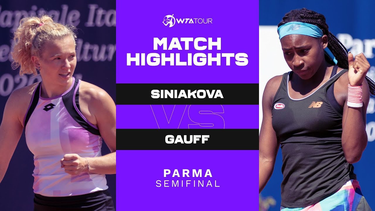 Download Katerina Siniakova vs. Coco Gauff | 2021 Parma Semifinal | WTA Match Highlights