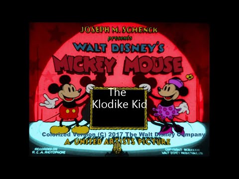 Mickey Mouse E49 The Klondike  Kid (1932) HQ COLORIZED