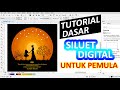 #siluet #coreldraw Cara Membuat Foto Siluet Dengan CorelDraw