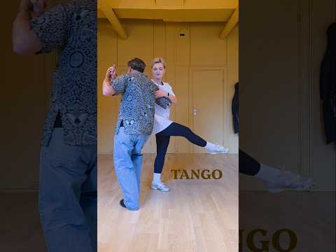 practicando tango. Mariano Pignatiello y Aleksandra Kliuchko. Cuando tú no estás, Victoria Moran.