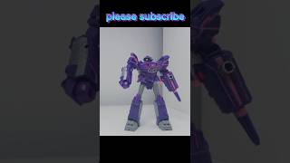 Transformers cyberverse Shockwave gun transformation stop motion animation test rigging 💥