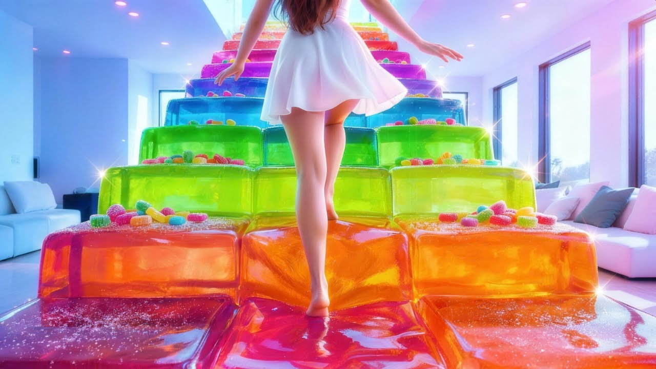 Which Crazy Stairs Would You Take?❓🔥 Hypnotic Oddly Satisfying AI ASMR| No Talking Visual Relaxation