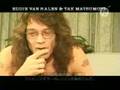 Capture de la vidéo Eddie Van Halen & Tak Matsumoto 1998 Interview Part One