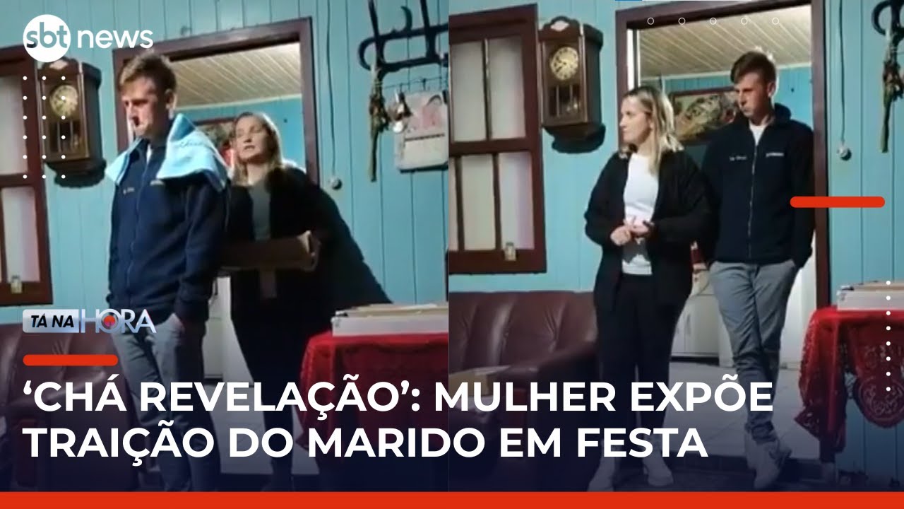 ‘Chá revelação’: mulher expõe traição do marido em festa no RS | # ...