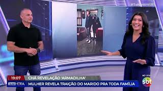 ‘Chá revelação’: mulher expõe traição do marido em festa no RS | #TanaHora