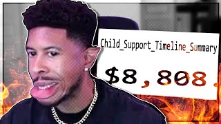 Disgusting Deadbeat LowTierGod Goes Lacari Mode & Exposes Child Support Documents
