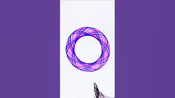 Spirograph design #art #design #spirograph #spiroart #asmr #tutorial #drawing #trending #ytshorts