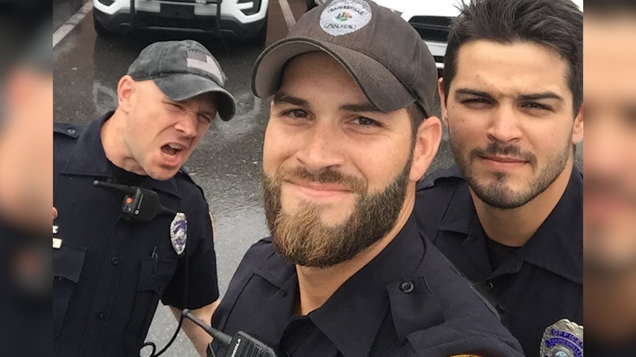 Everyone Is Swooning Over Florida Cops Posting Selfies During Hurricane Cleanup