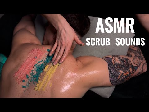 ASMR Back Scrub Massage | Crunchy & Soothing Sounds