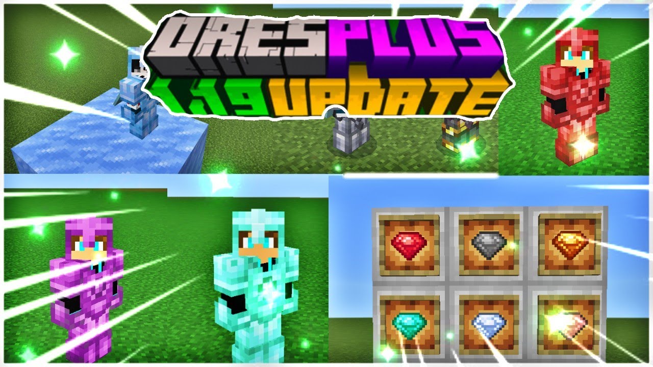 👉ORES PLUS ADDON para Minecraft PE 1.19(ARMADURAS, ARMAS, ORES) - MODS ...