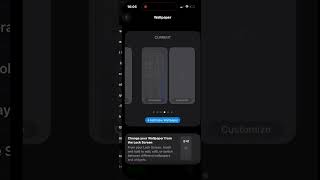 How to fix wallpaper blur on screen #ios26 #howto #apple