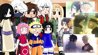 Team 7 + their sensei react to them.. | part 1 & 2/? | gacha reaction video | SasuNaru yet | BL/gay 