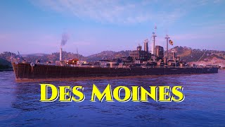 Meet The Des Moines! Legendary US Cruiser (World of Warships Legends)