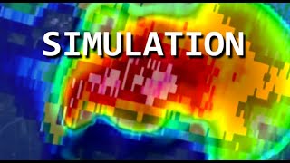 April 9 2015 Supercell Storm Simulation
