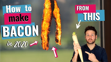 How To Make Bacon Out Of Daikon - Vegan Bacon from Daikon Radish