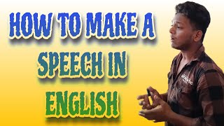 How to make a speech in English