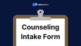 Counseling Intake Form
