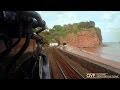 Steam Driver's Eye view - GWR Castle on Sea Wall