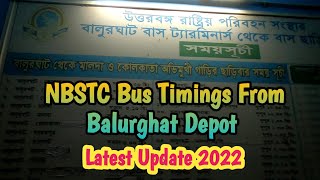 NBSTC Bus Stand Balurghat | State Bus Timings From Balurghat| Traveling 2 day| screenshot 3