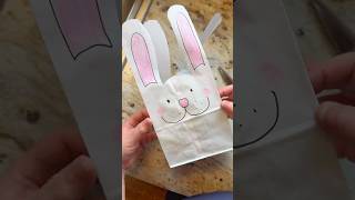 Easter Bunny Treat Bag Craft for kids! #easter #daycareteacher #preschool