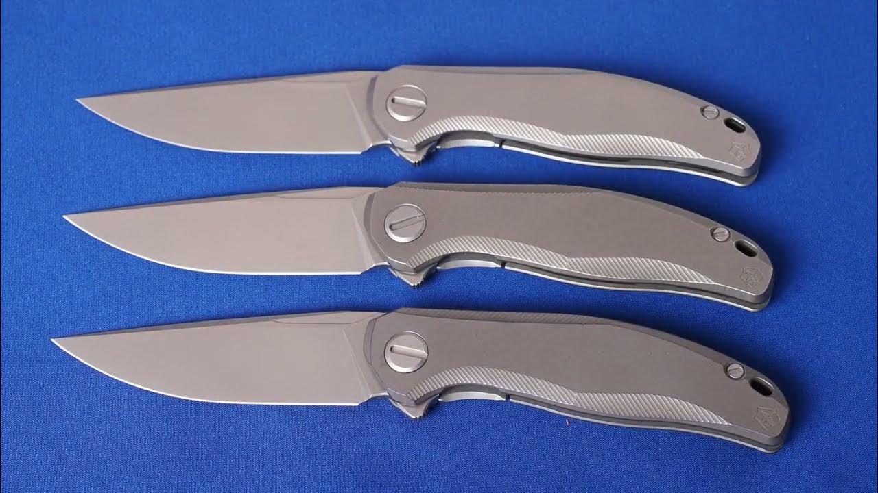 Shirogorov Stellar knives First Production S90V & M390 OLD & NEW Russia