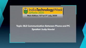BLE Communication Between Phone and PC