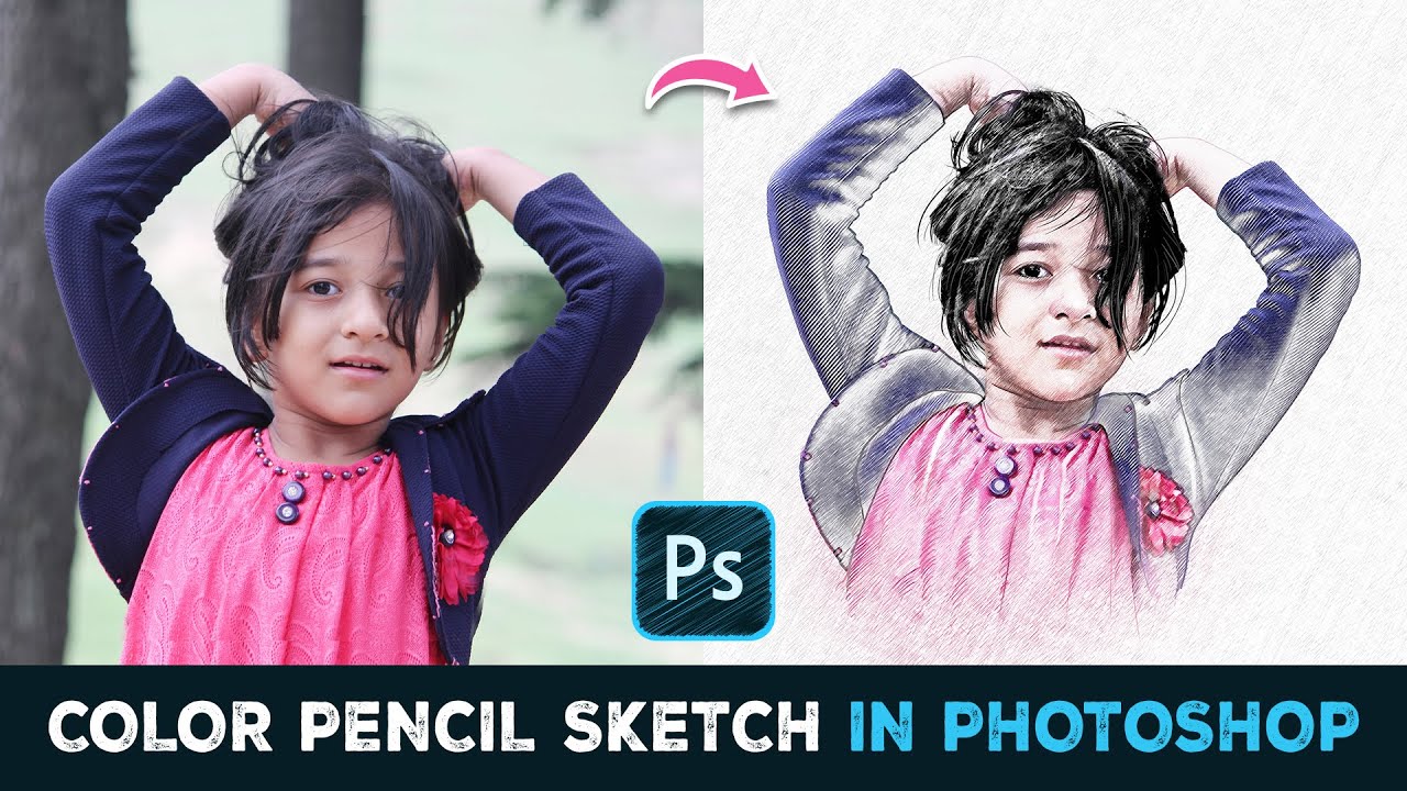 Color Pencil Sketch In Pencil Sketch Effect In