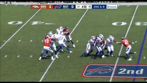 Josh Allen Miracle Touchdown Throw To Gabe Davis