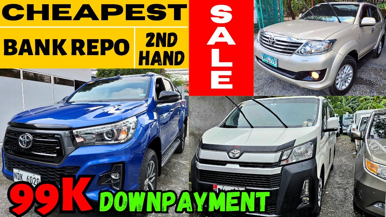 BILIHAN NG MURANG REPOSSESSED CARS UP TO 50% OFF (PICK-UP, SUV, VAN) | CHEAPEST REPO CARS IN MARKET