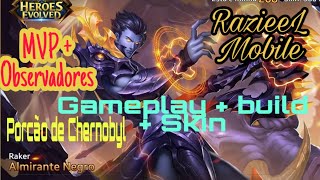 RazieeL Mobile, Heroes Evolved, tanke, Raker, build + gameplay + MVP , Moba 5x5 lol screenshot 4