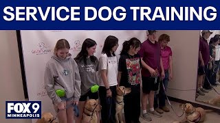 Training service dogs learned by 4-H students with help from Can Do Canines