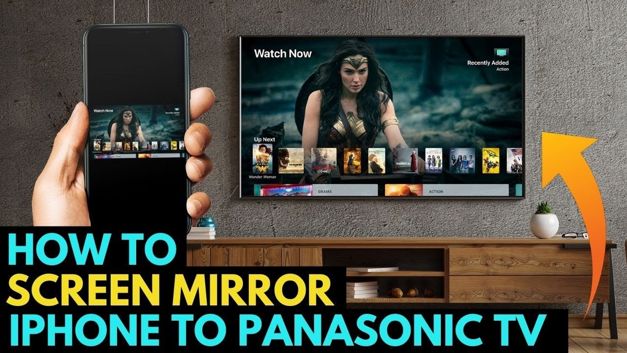 Screen Mirror Iphone To A Panasonic Tv, Mirror Ipad To Panasonic Tv