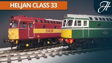 Heljan O Gauge Class 33 - Model Overview & Running Session