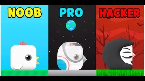 NOOB vs PRO vs HACKER - Square Bird