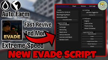 NEW Evade Script | Auto Farm Wins & More | Hydrogen and Fluxus | Roblox Mobile Exploiting