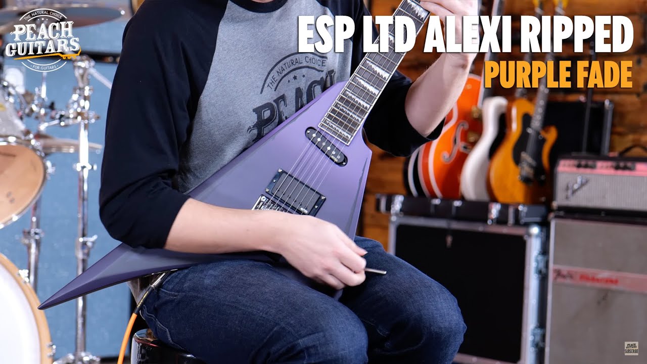 Not TalkingJust Tones | ESP LTD Alexi Ripped | Purple Fade